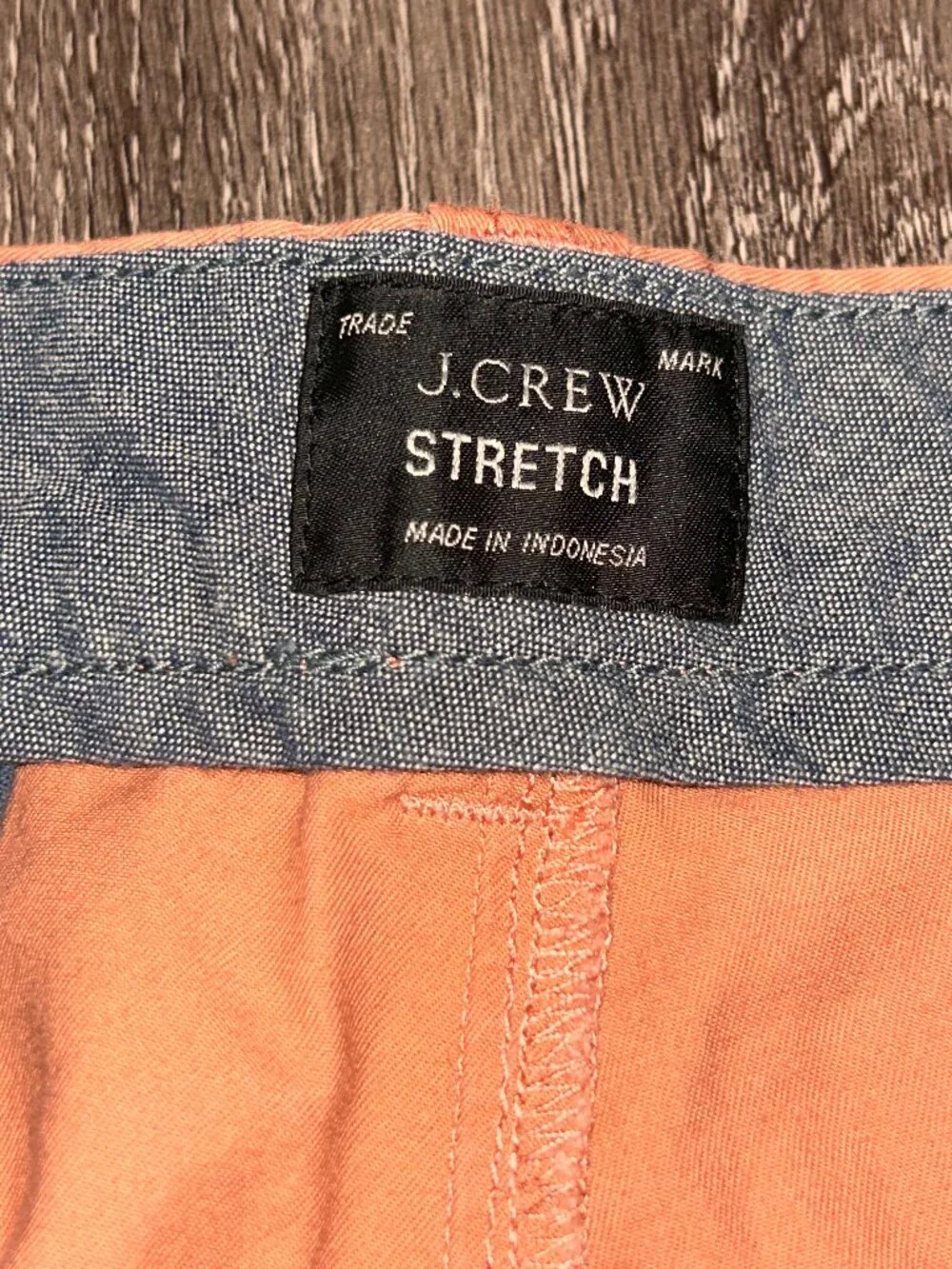 J. Crew Shorts Linen Cotton Blend Mens Size 32 Salmon Pink Preppy Summer